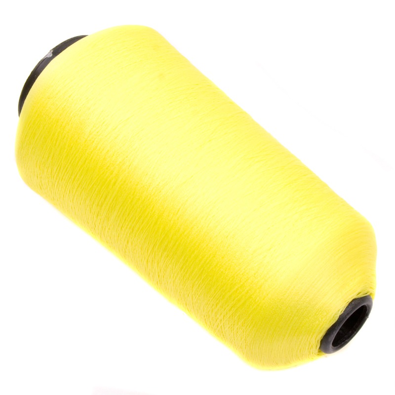 Нитки текстурированные круч 100% PE 150D/1 цв S-504 желтый яркий (боб 15000ярд) VERITAS1