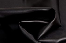 ткань подкладочная ветрозащитная 290t 100%pe цв черный шир 150см (рул 200м) opt купить в Уфе.