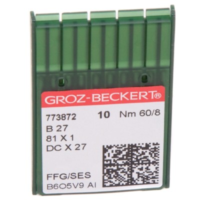 Иглы GROZ-BECKERT DCx27SES №60 (уп.10шт.) (0)