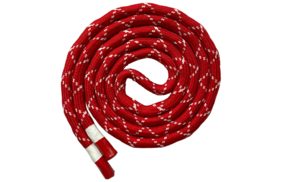 шнур круглый с декор. наконечником красный/белый диаметр 1см (длина 130см ) купить по цене 110 руб для домашнего шитья - в интернет-магазине Веллтекс | Уфа
