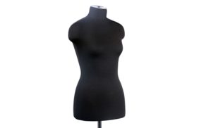 манекен женский р44 (88-68,8-96) твёрдый цв чёрный ост купить по цене 4650 руб - в интернет-магазине Веллтекс | Уфа
