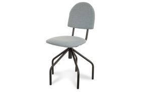 стул для швеи квета поворотный №10 кз№ ткань серая купить по цене 4750 руб - в интернет-магазине Веллтекс | Уфа
