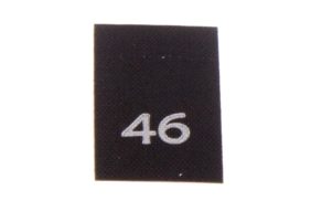 р046пч 46 - размерник - черный (уп.200 шт) купить по цене 120 руб - в интернет-магазине Веллтекс | Уфа
